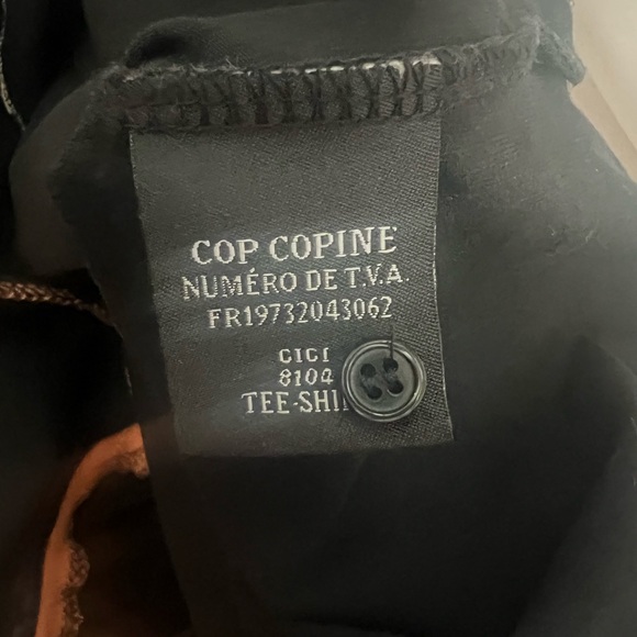 Cop.Copine Black and Orange Long Sleeve Top - Picture 10 of 10